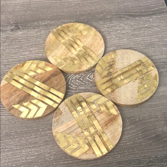Thirstystone Other - Thirstystone Wood Coasters (4)